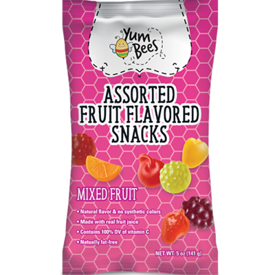 YumBees Asst Fruit Snacks